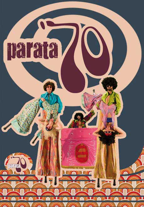 Parata itinerante teatro di strada anni 70